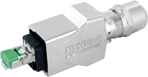 Push Pull RJ45 male 0° IDC