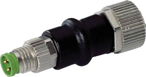 Adaptor M8 male / M12 female A-cod.