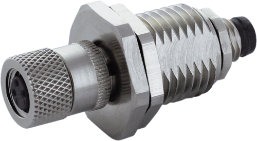 M8 panel feed through male / female 0° A-cod.