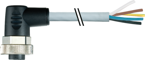 7/8'' female 90° with cable