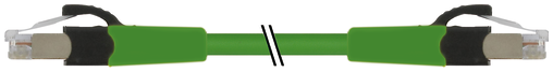 RJ45 male 0° / RJ45 male 0° shielded