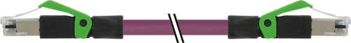 RJ45 male 0° / RJ45 male 0° shielded