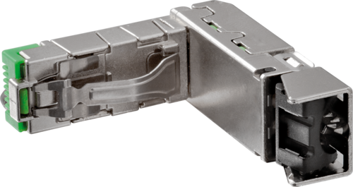 RJ45 Heavy Duty male 90° down IDC