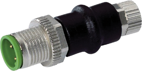 Adaptor M12 male / M8 female A-cod.
