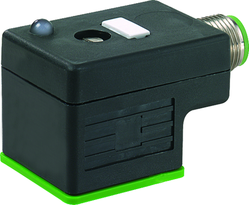 Adaptor M12 male back/MSUD valve plug A-18mm 180°