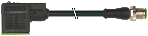 M12 male 0° / MSUD valve plug A-18mm