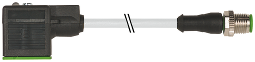 M12 male 0° / MSUD valve plug A-18mm V2A