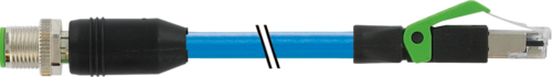 M12 0° / RJ45 MALE 0° ETHERNET