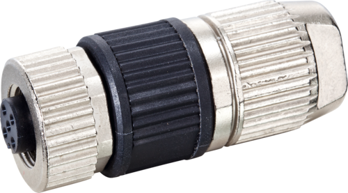 M12 male 90° A-cod. with cable