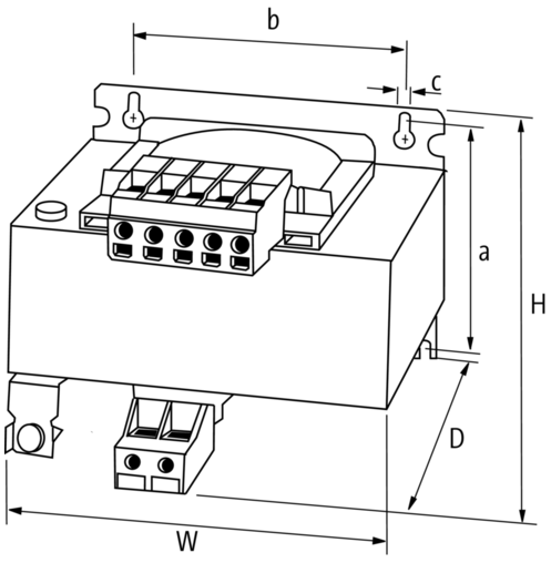 MTS SINGLE-PHASE SAFETY TRANSFORMER