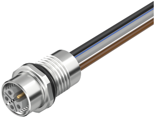 M12 Power Bu. Flansch L-kod. VWM im Murrelektronik Shop